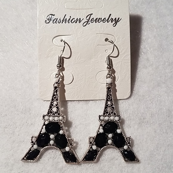 3 Pair of Eiffel Tower Earrings - Picture 3 of 5